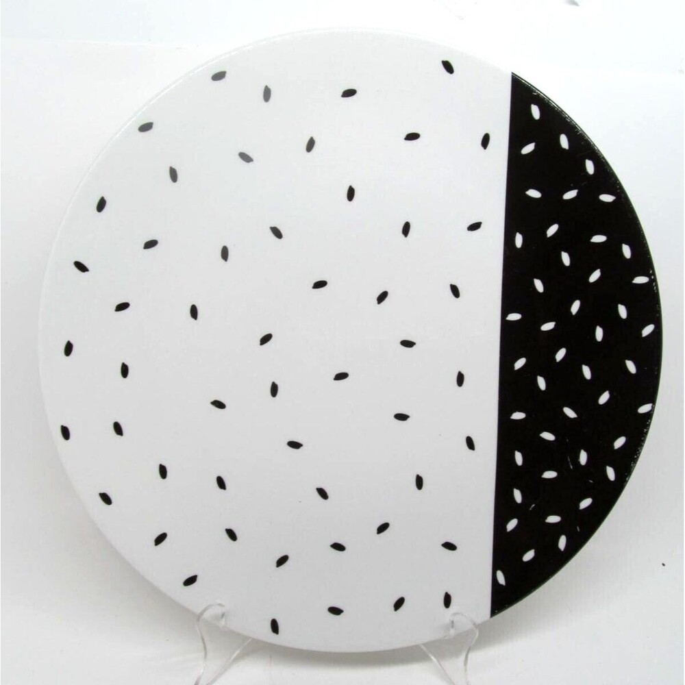 Pagnossin Autogrill "Ricette d' Italia" Black And White 12" Grilling Plate